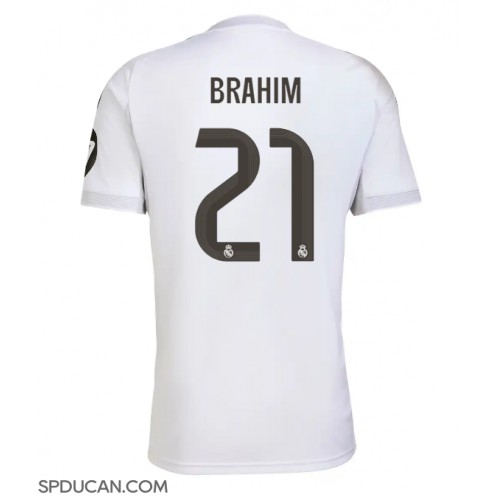 Muški Nogometni Dres Real Madrid Brahim Diaz #21 Domaci 2025-26 Kratak Rukav